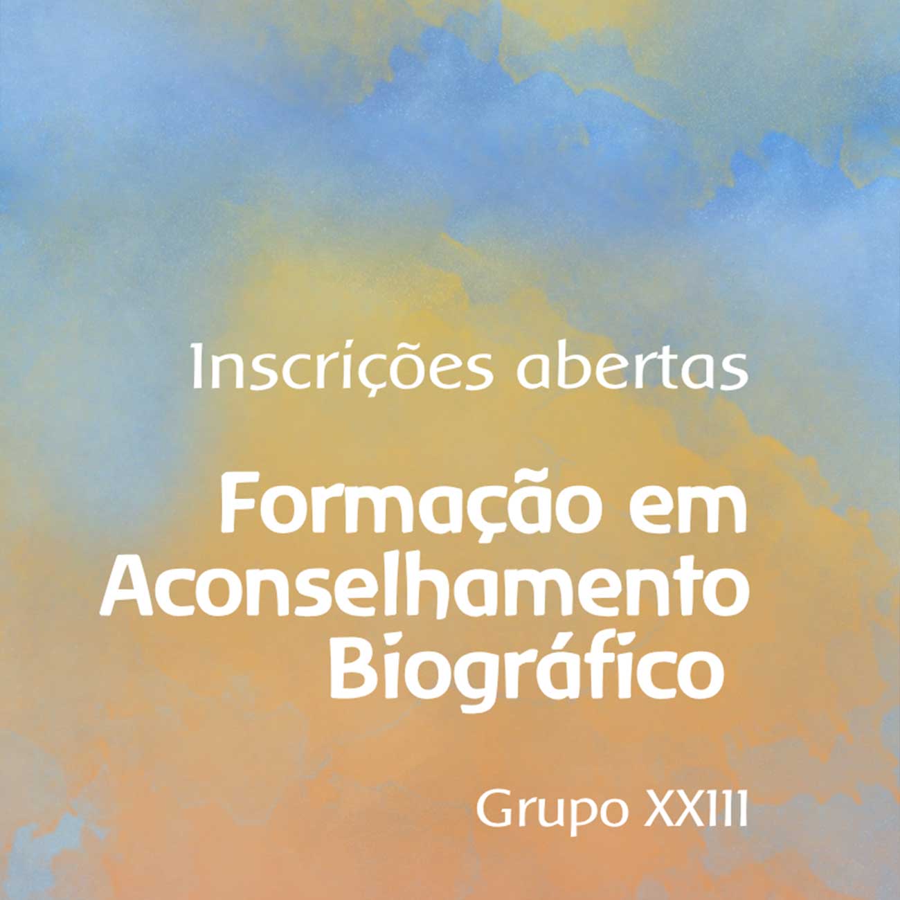 Inscrições para o GXXIII